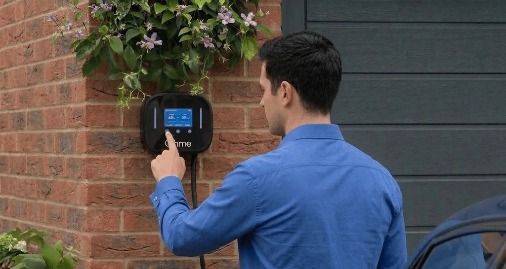 Ohme Home Pro EV charger, view 3