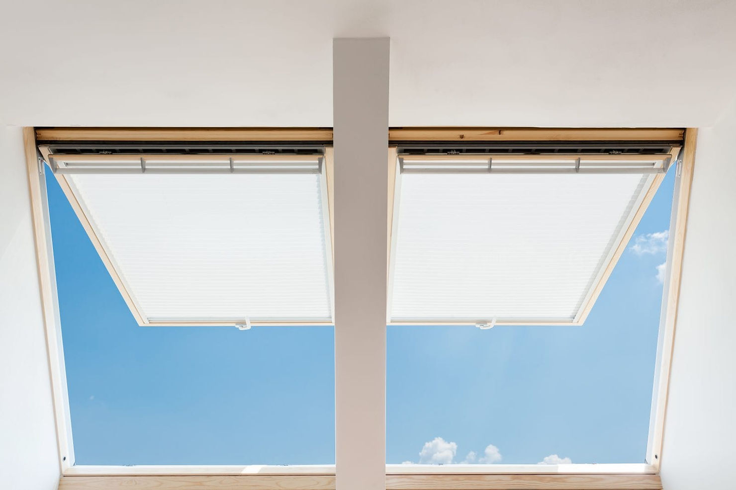 Open skylight windows